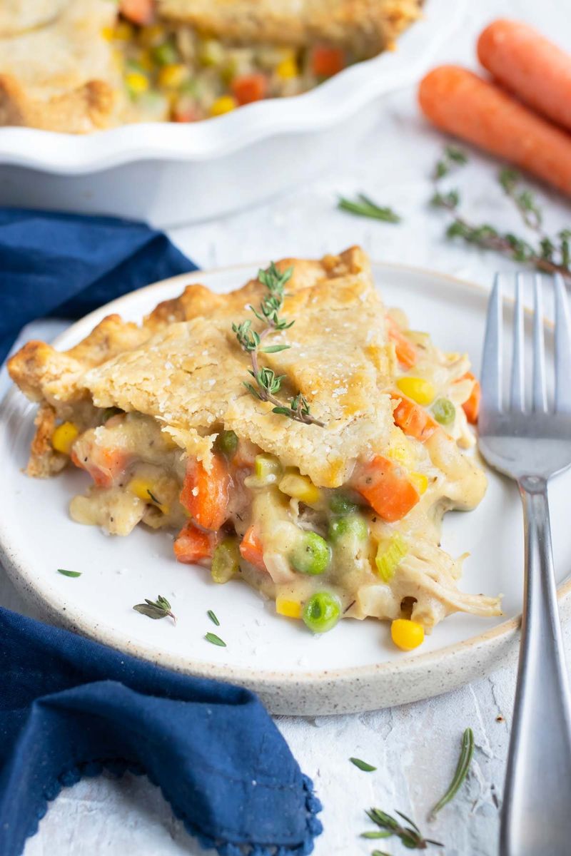 Classic Pot Pie With Extra Veggies