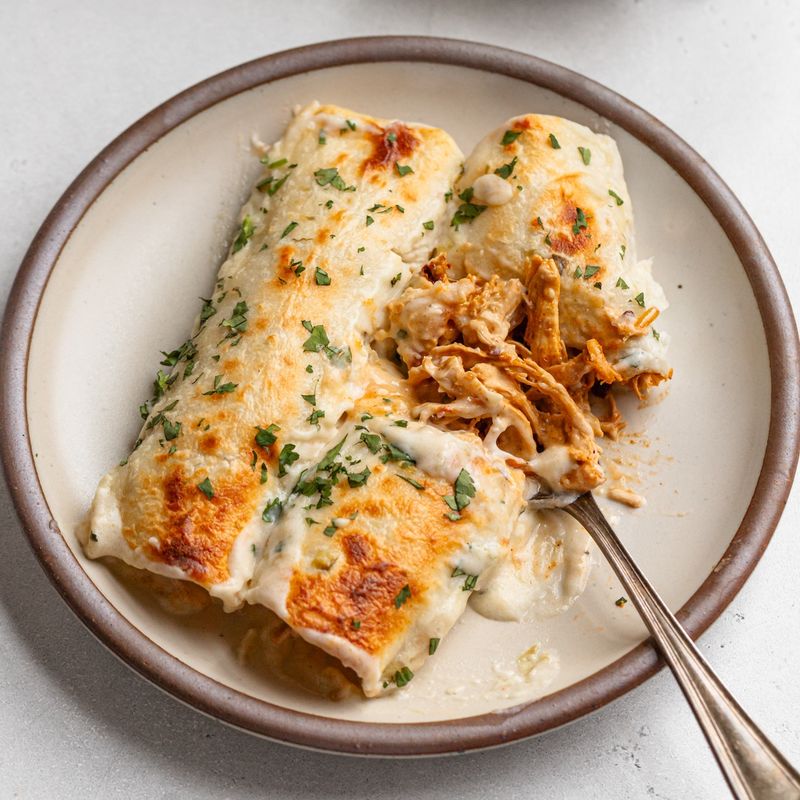 Sour Cream Chicken Enchiladas