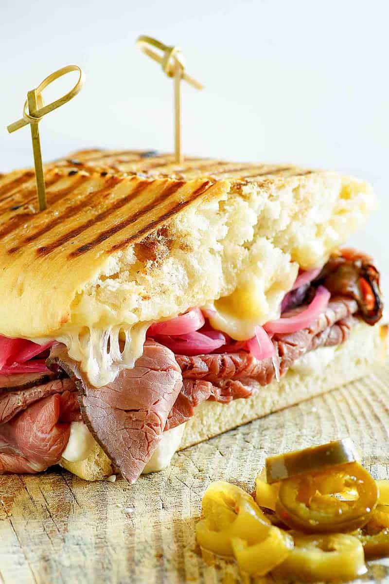 Steak and White Cheddar Sandwich
