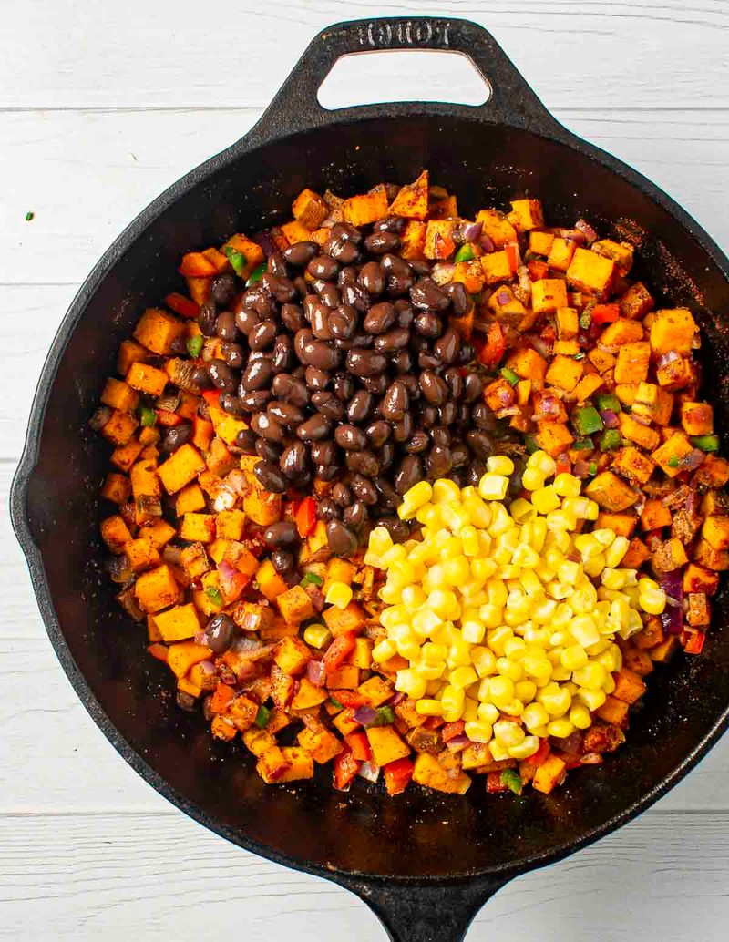 Smoky Black Bean Corn Skillet