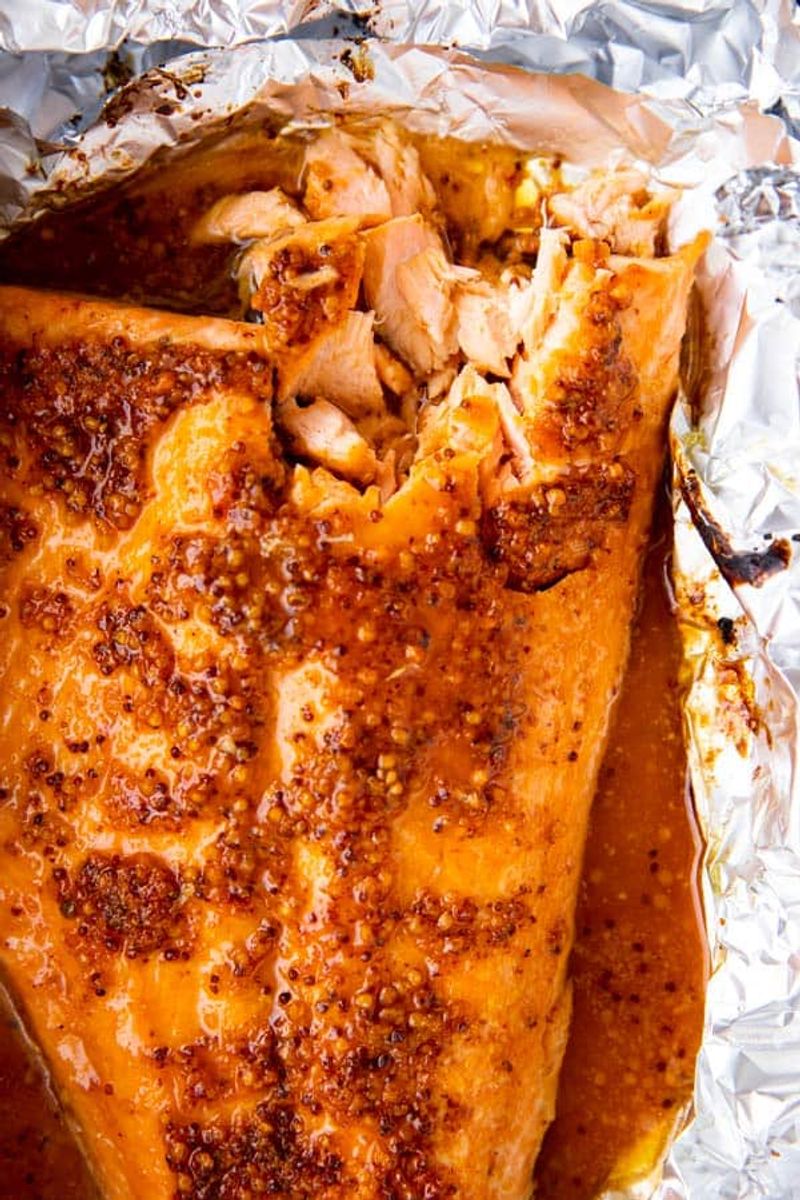 Maple Dijon Baked Salmon