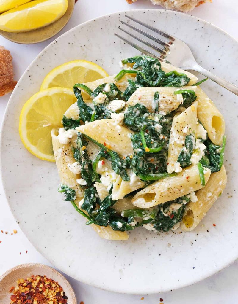 Spinach And Feta Pasta