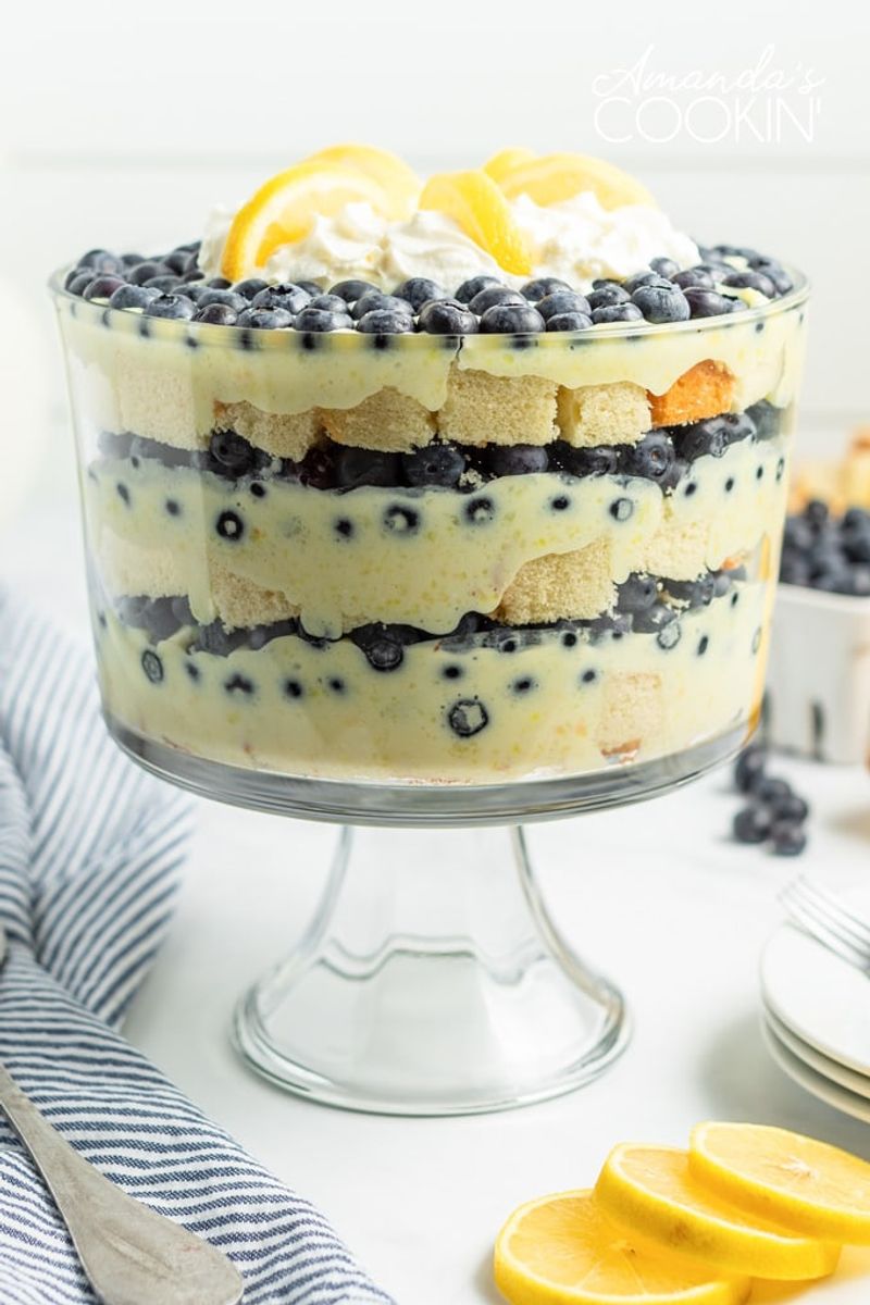 Blueberry Lemon Trifle