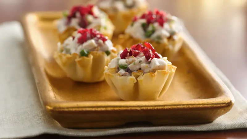 Chicken Salad Phyllo Bites