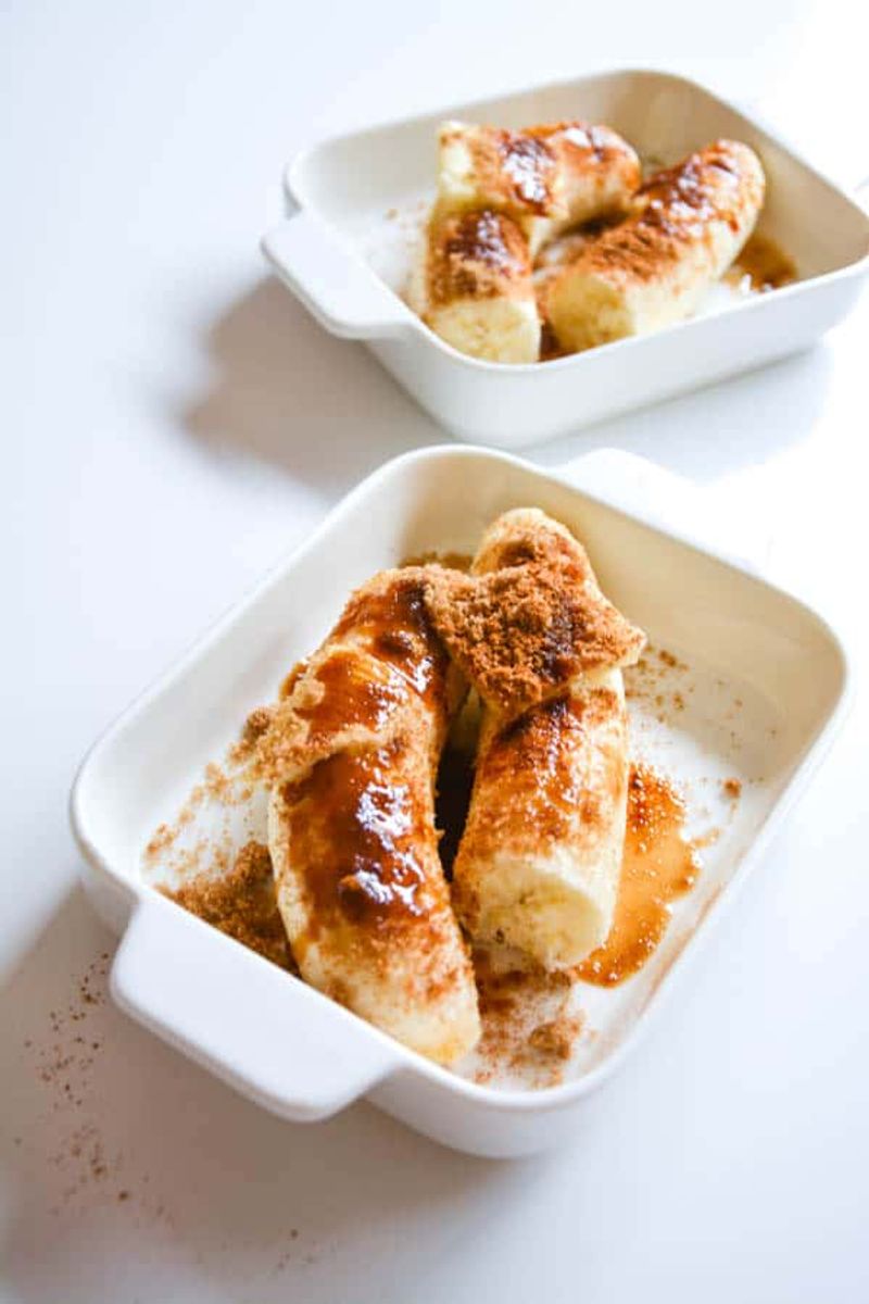 Brown Sugar Baked Banana