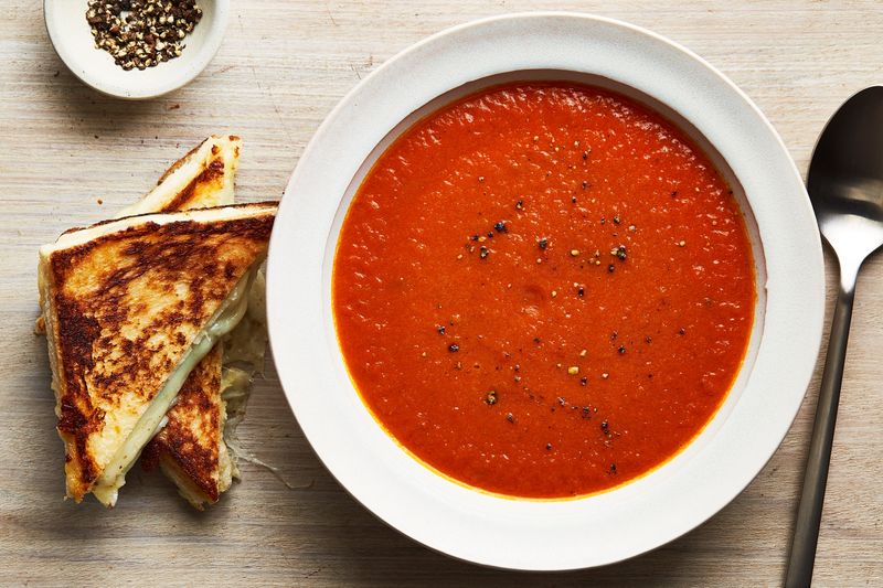 Tomato Soup And Grilled Cheese