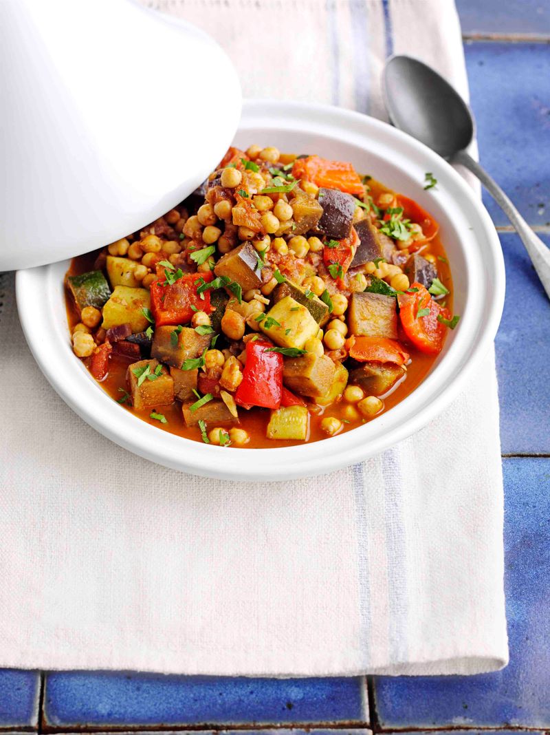 Vegetable and Chickpea Tagine-Style Stew