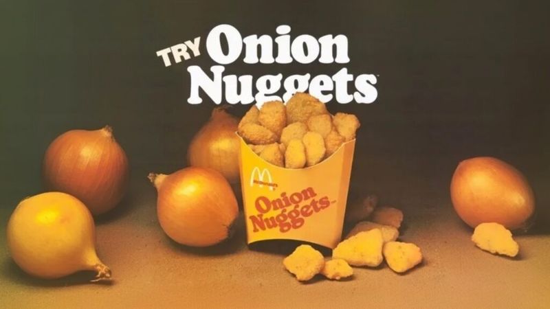 McDonald's Onion Nuggets Sandwich Test