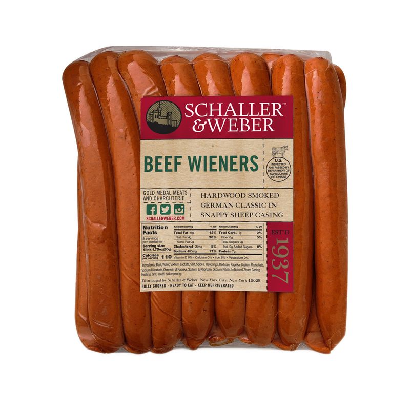 Schaller & Weber Old World Beef Franks