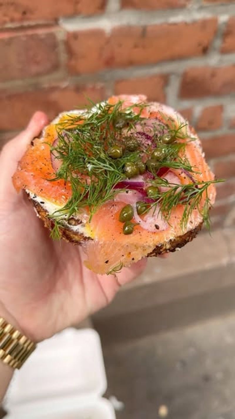 Bagel with Lox and Schmear