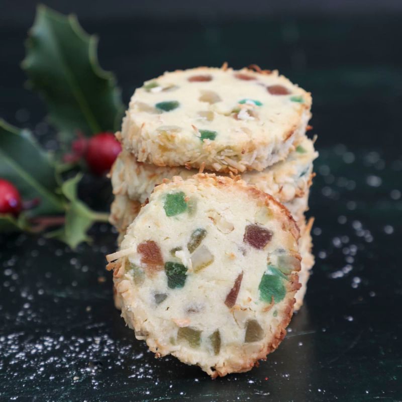 Fruitcake-Style Slice Cookies