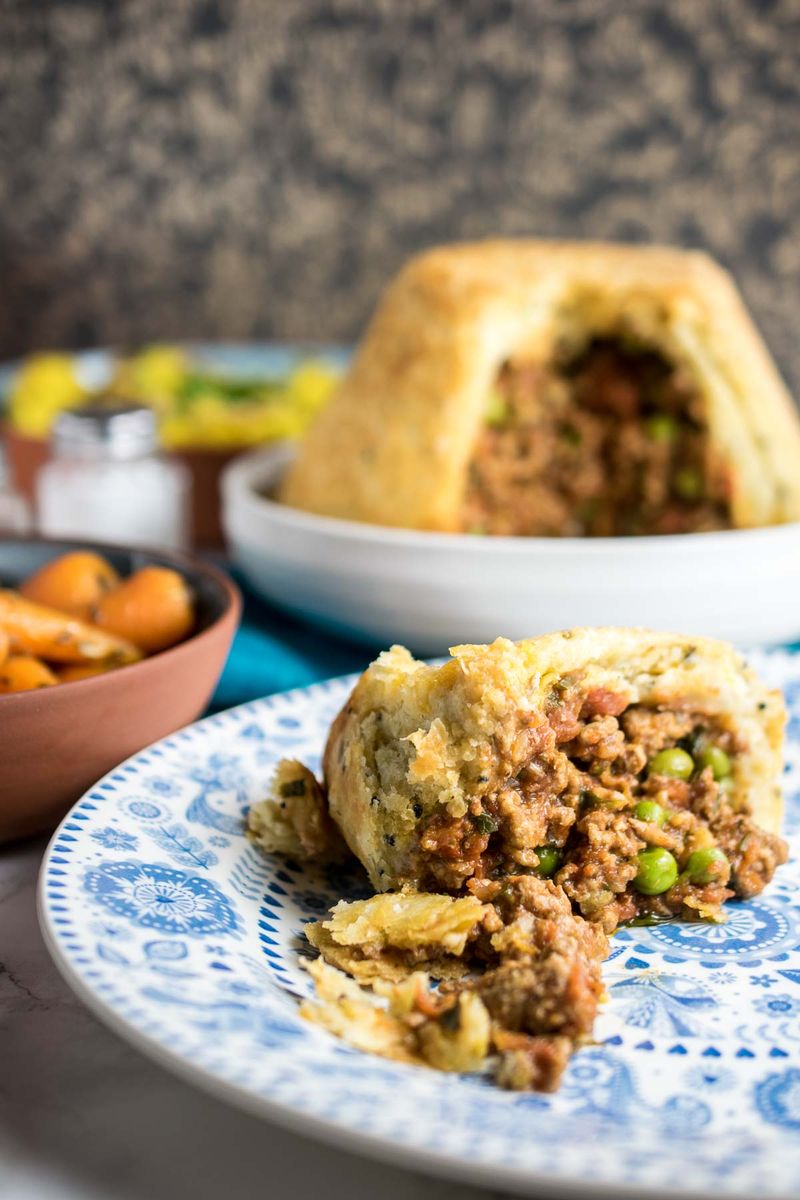 Indian Mutton Keema Pie