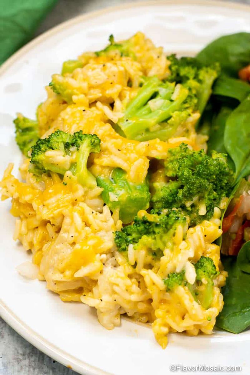 Cheesy Broccoli Rice Hug