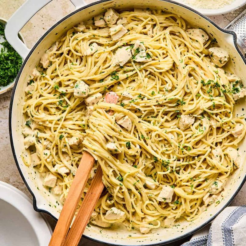 One-Pot Chicken Alfredo