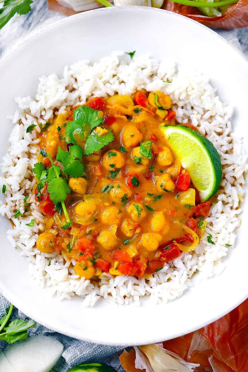 Tomato Chickpea Curry