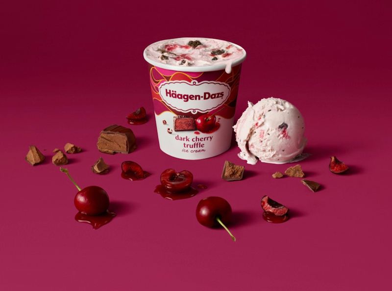 Häagen-Dazs Dark Cherry Truffle (pint)