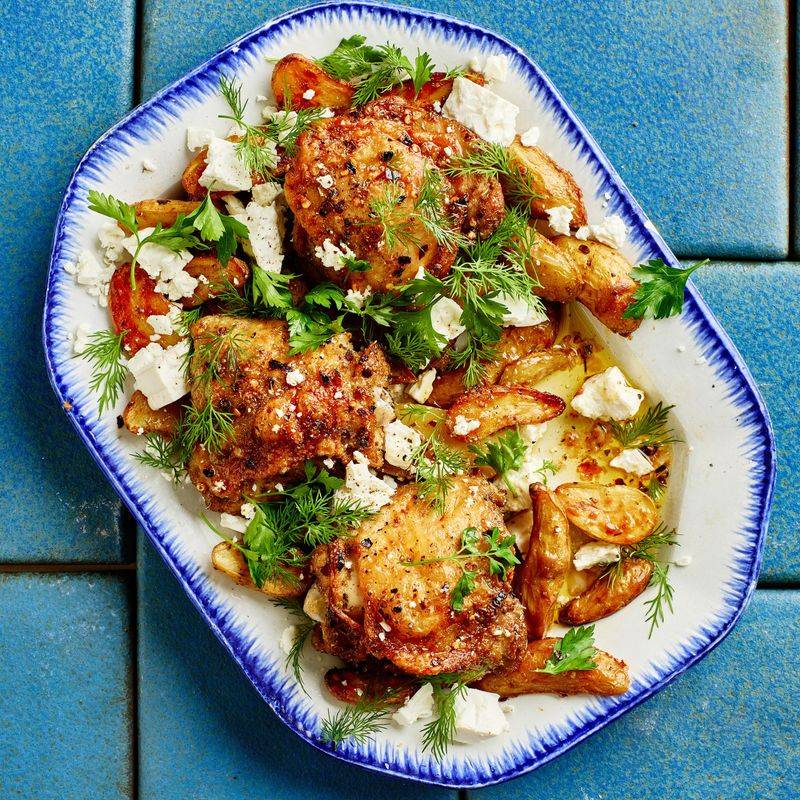 Greek-Style Lemon Chicken And Potatoes