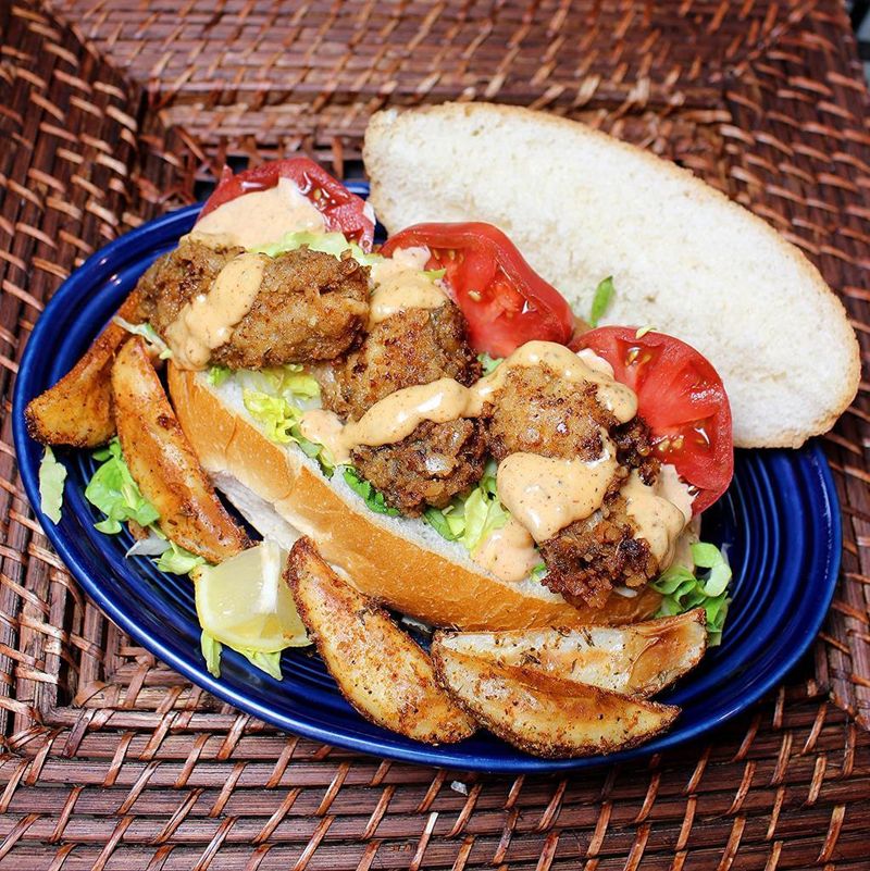 The Fried Oyster Po’ Boy