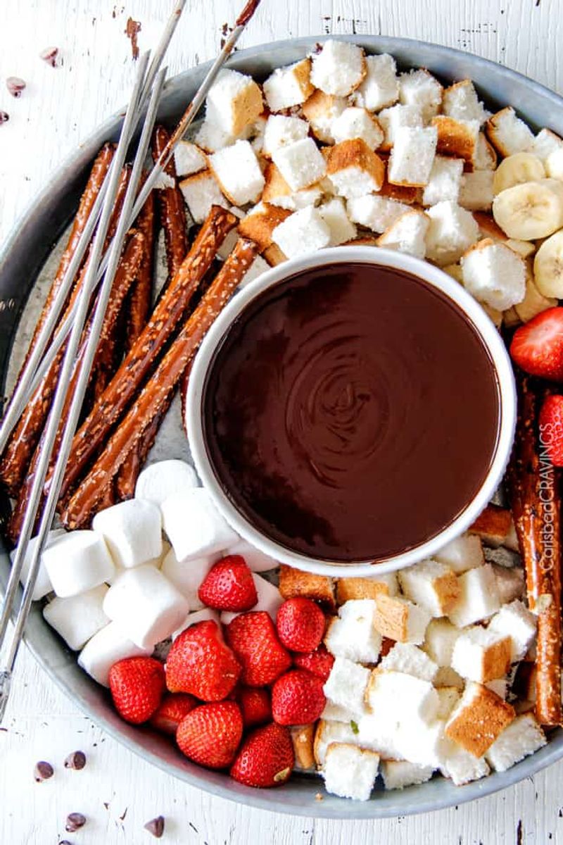 Chocolate Fondue For Two