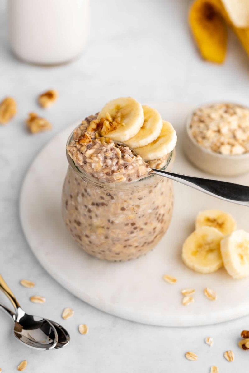Overnight oats cereal bowl style