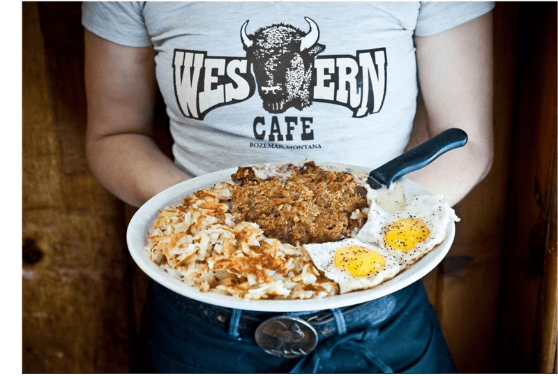 Chicken-Fried Steak — The Western Cafe, Bozeman, MT