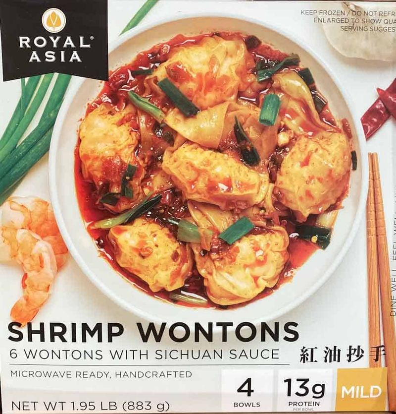 Shrimp Wontons In Chili Broth