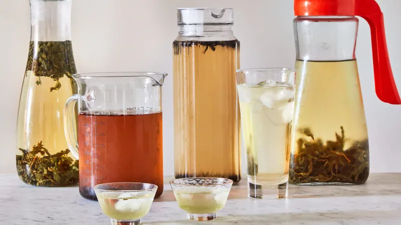 Chill the tea completely before building drinks