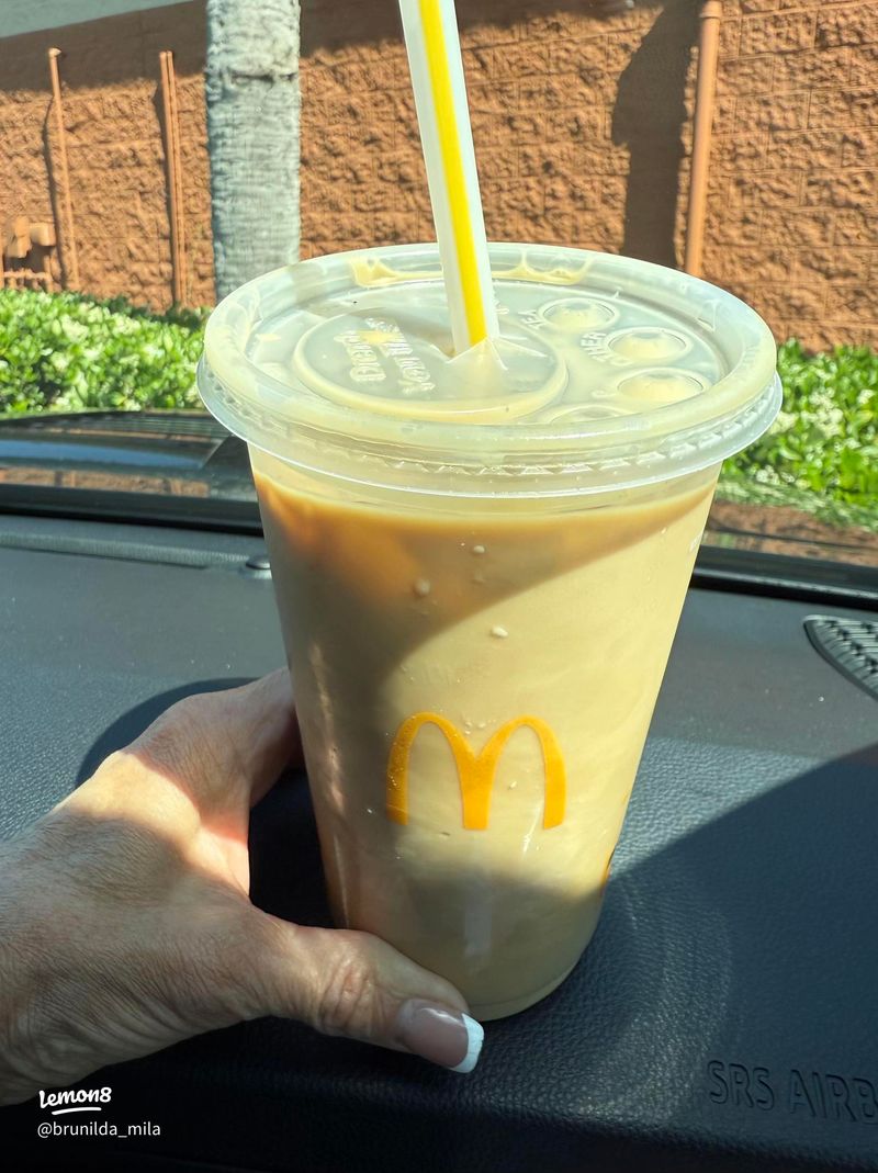 Iced Coffee Unsweetened With Splash of Milk