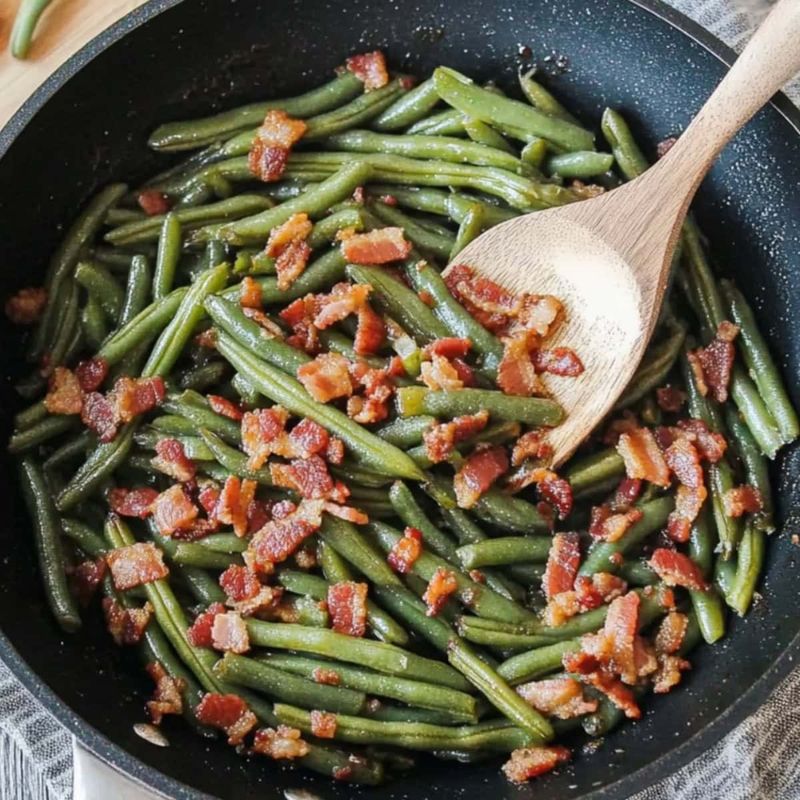 Green Beans (Bacon & Onion)
