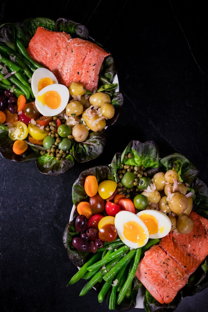 Salmon Nicoise-ish Salad