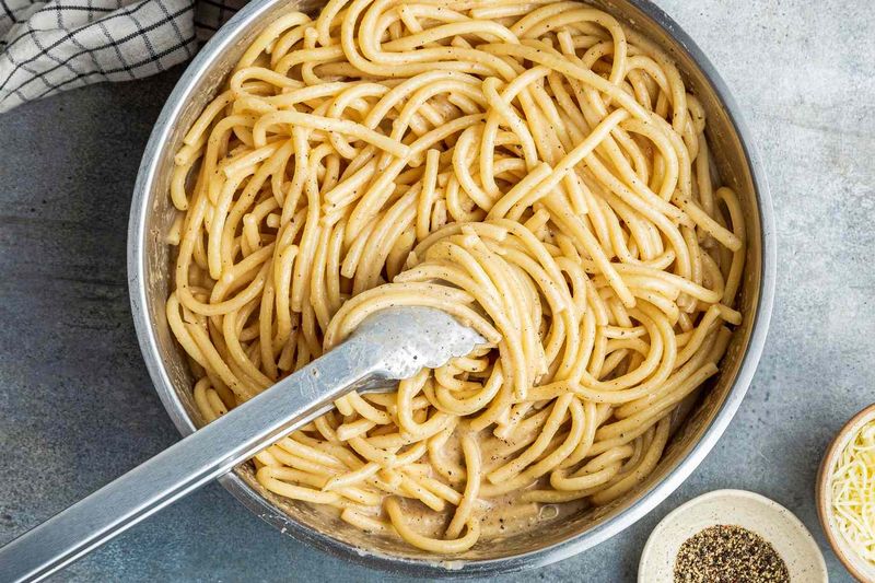 Plain buttered noodles