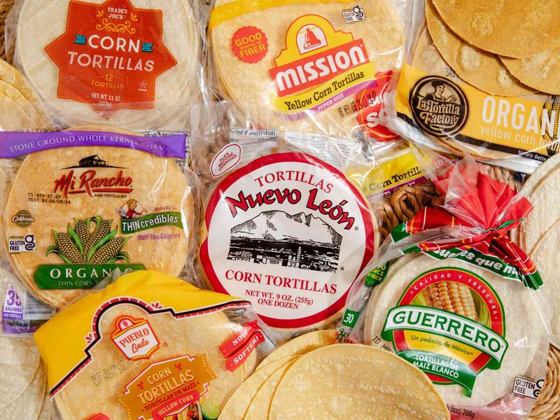 Strong packaged corn smell