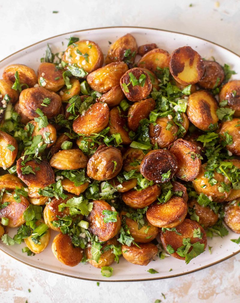 Dijon Roasted Baby Potatoes