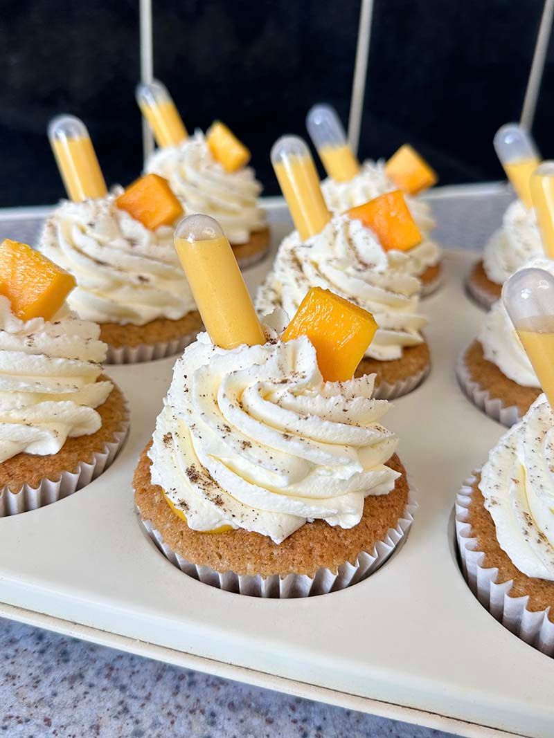 Mango Lassi Cupcakes