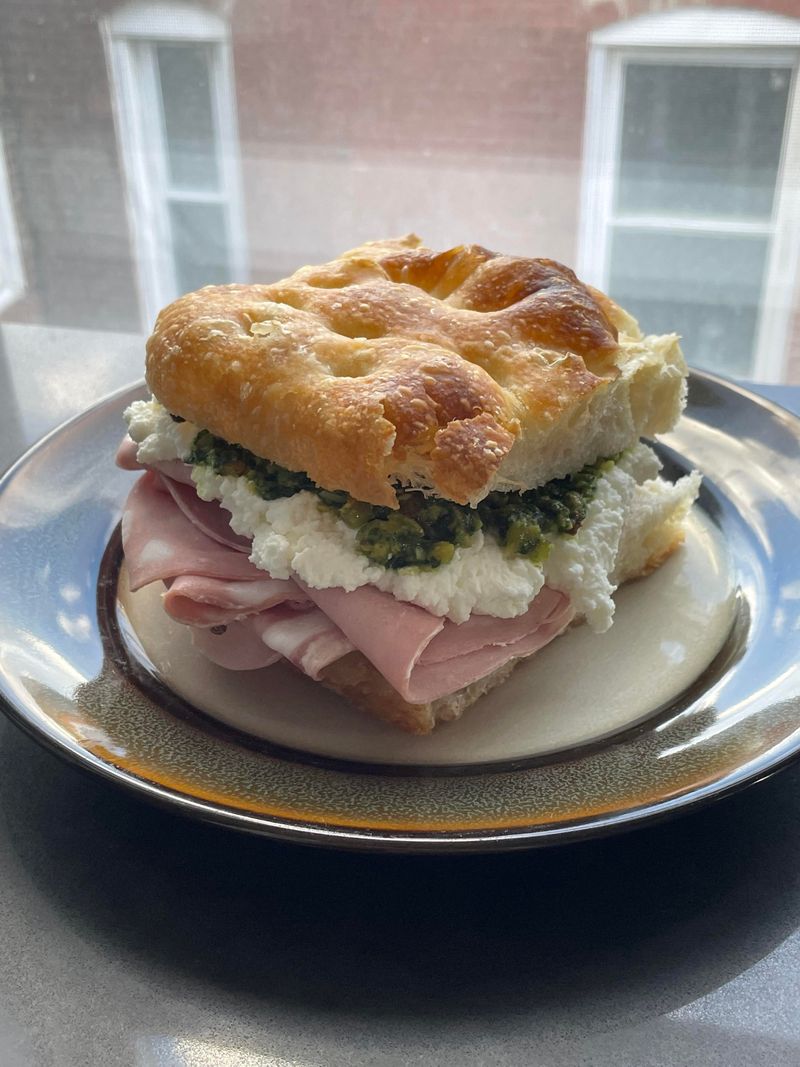 Focaccia Sandwich (Liguria style)