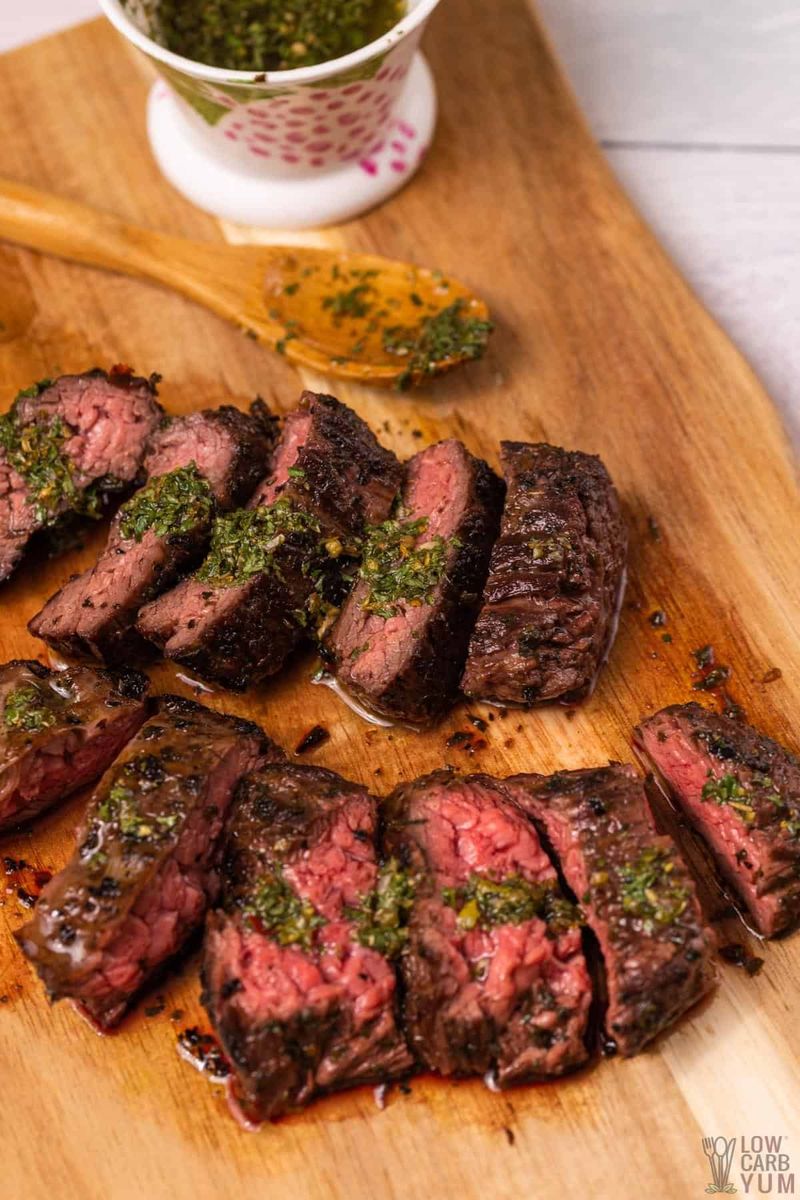 Chimichurri Steak with Grilled Zucchini