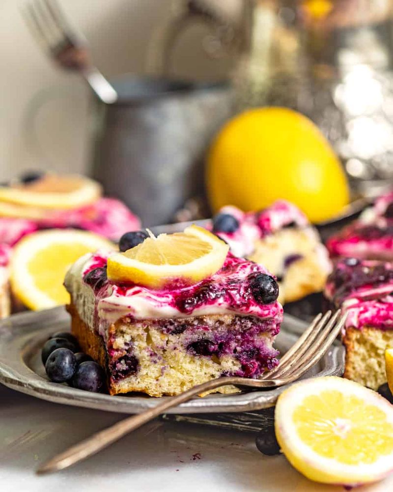 Blueberry Lemon Sheet Cake