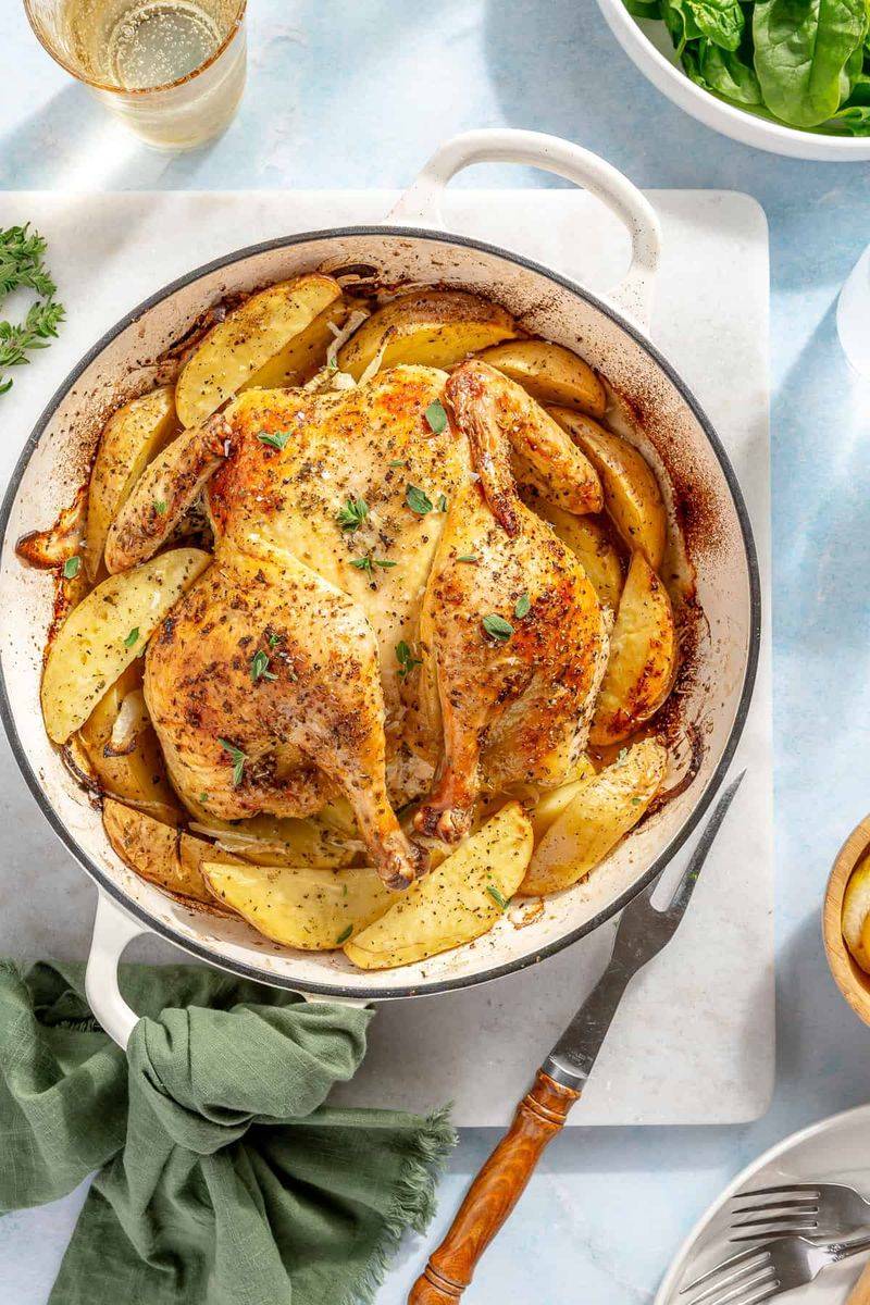 Greek Chicken And Potatoes
