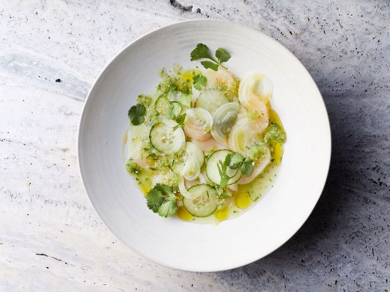 Shrimp and Scallop Crudo