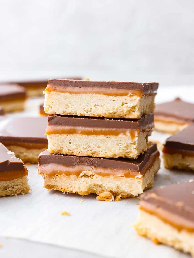 Chocolate Caramel Twix Bars