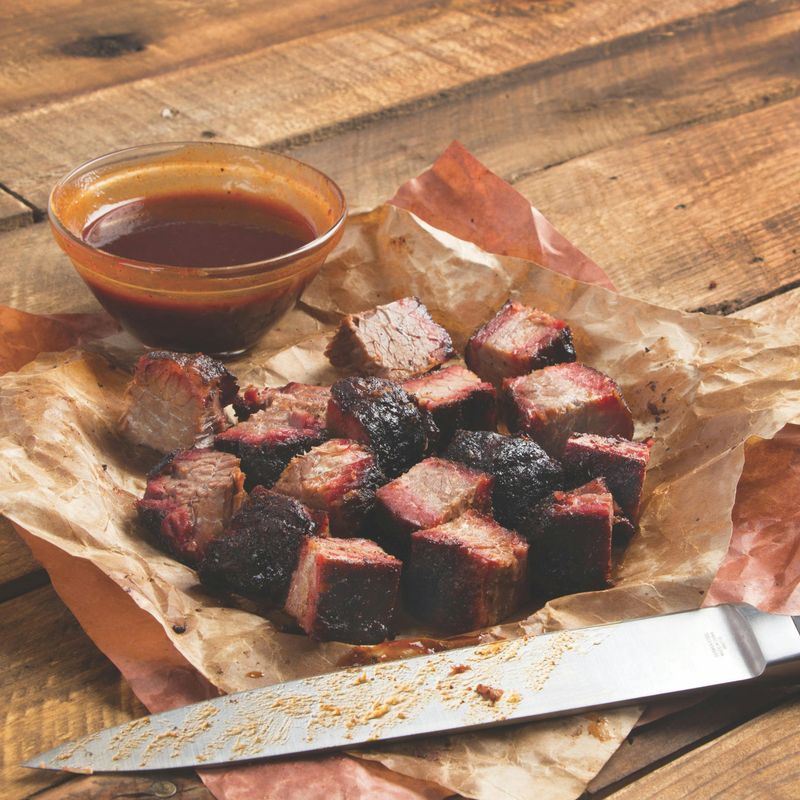 Burnt ends as the prize