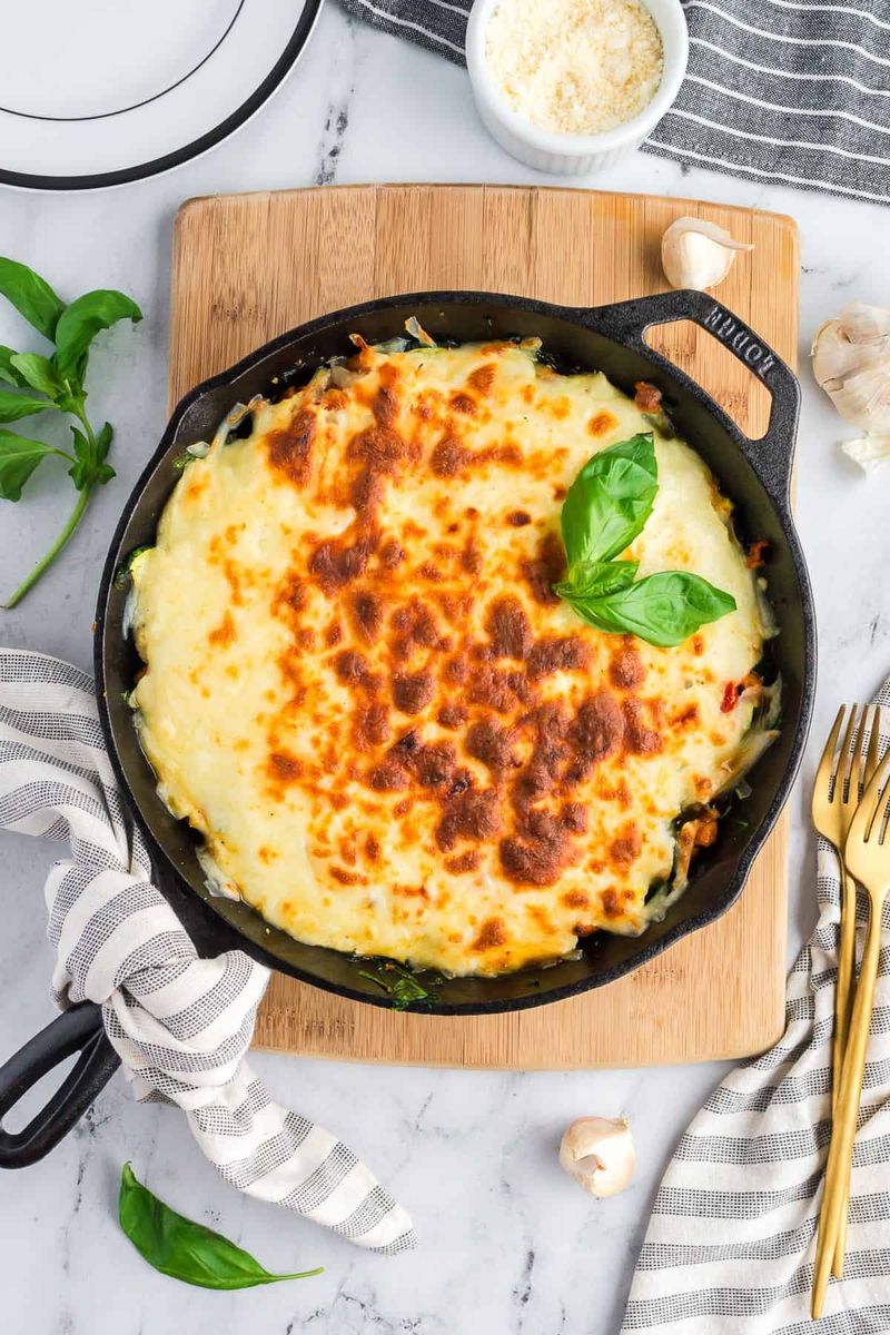 Zucchini Lasagna With Cottage Cheese