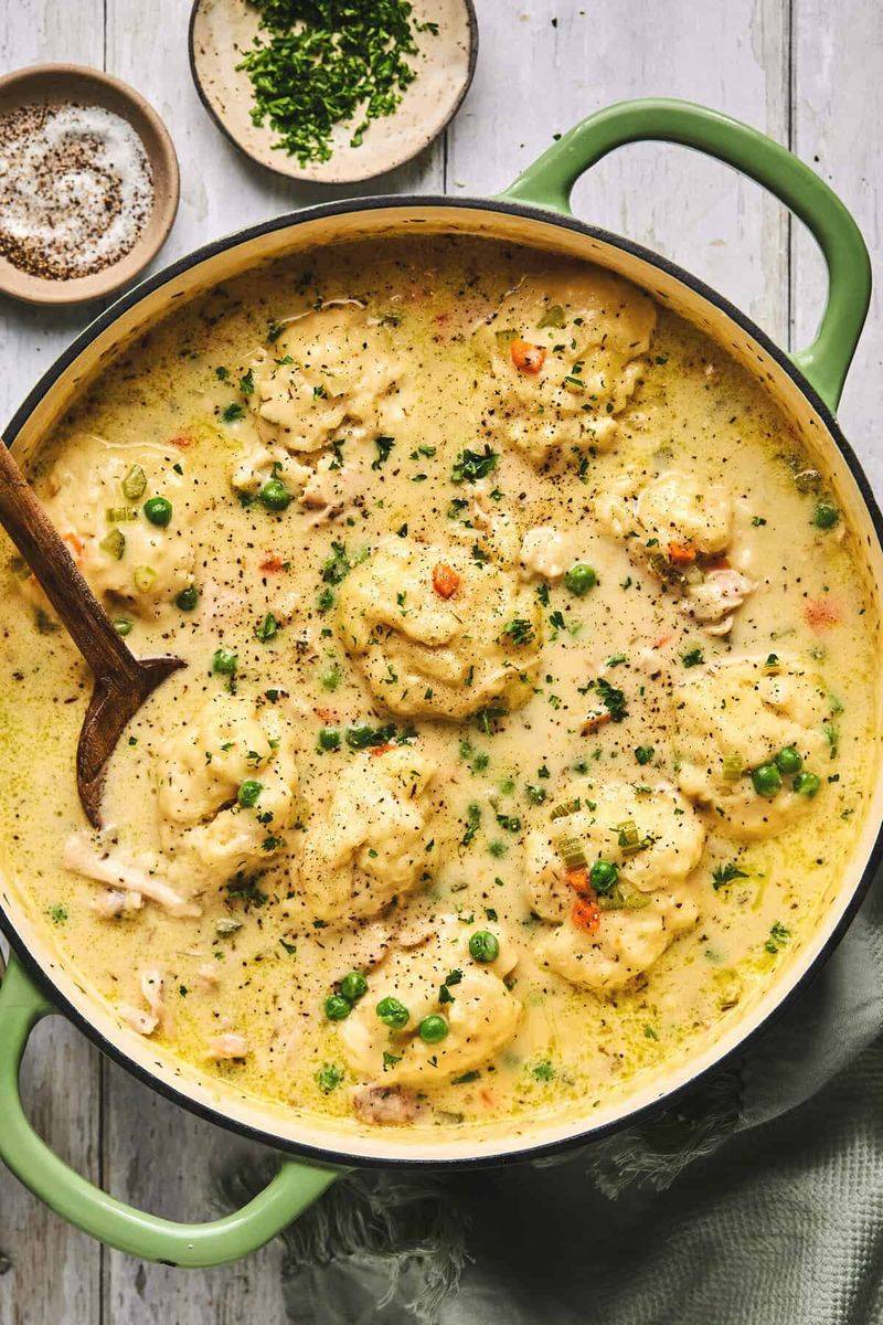 Creamy Chicken and Dumpling Soup