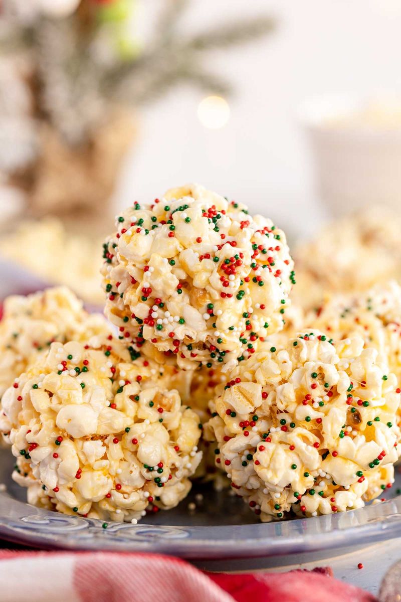 Stovetop Marshmallow Popcorn Balls