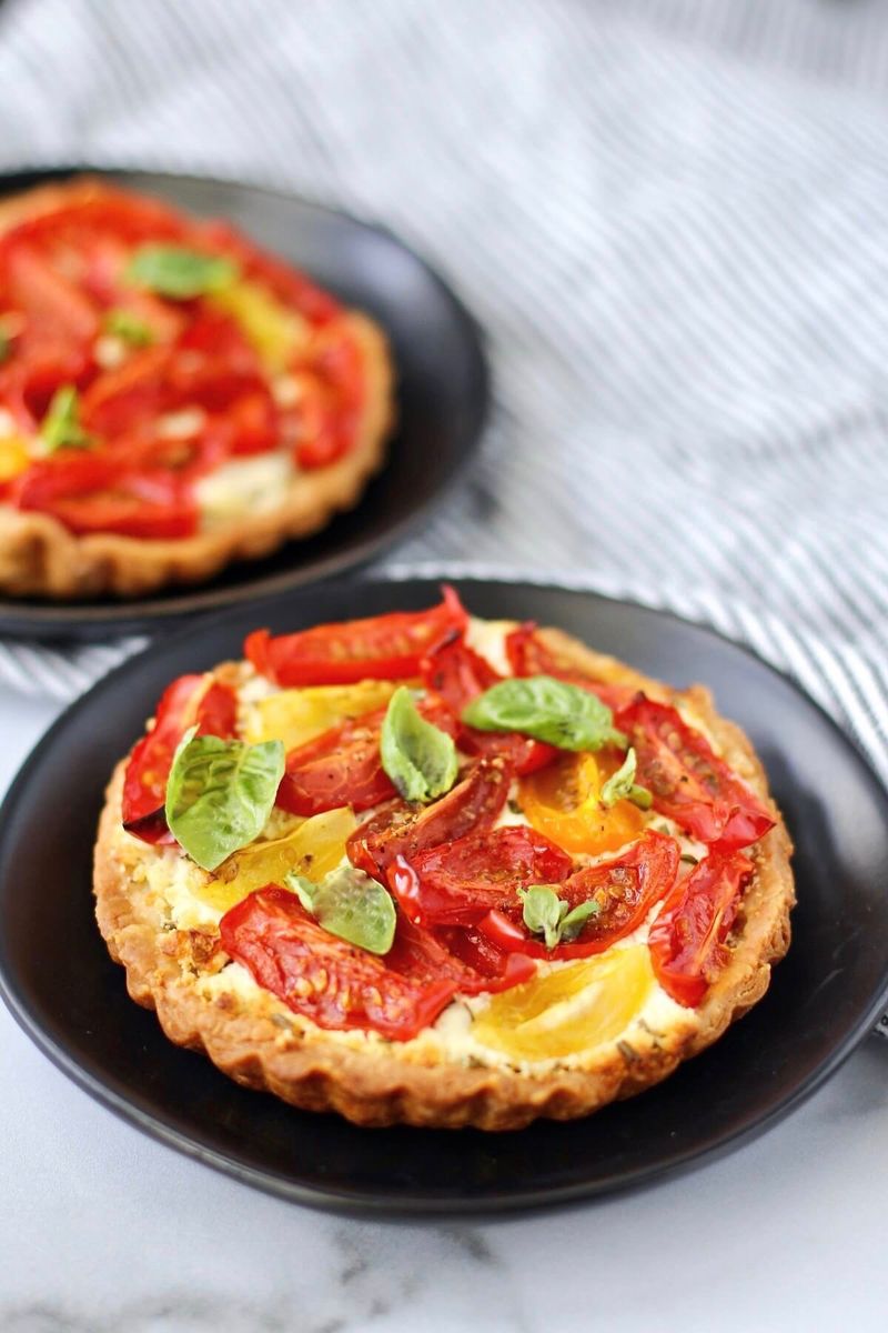 Tomato Basil Tartlets