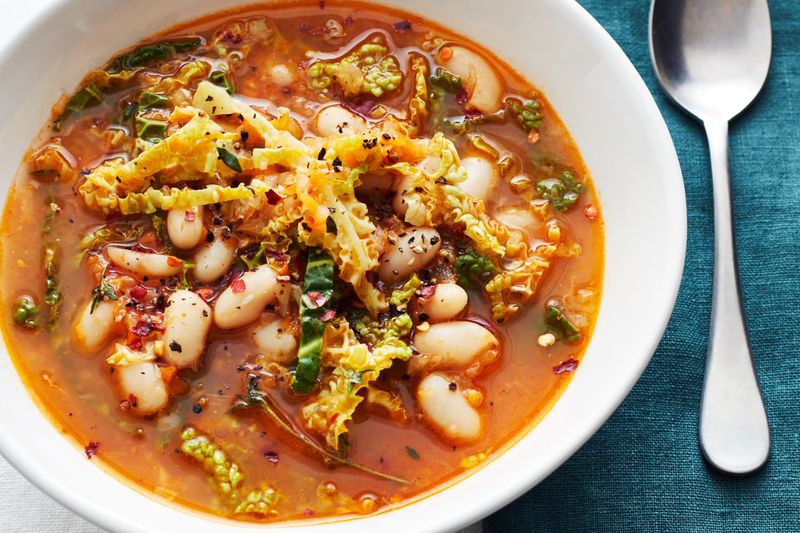 Cabbage and White Bean Stew