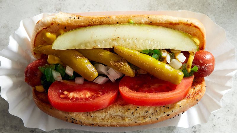 Chicago-Style Hot Dog (Chicago, Illinois)