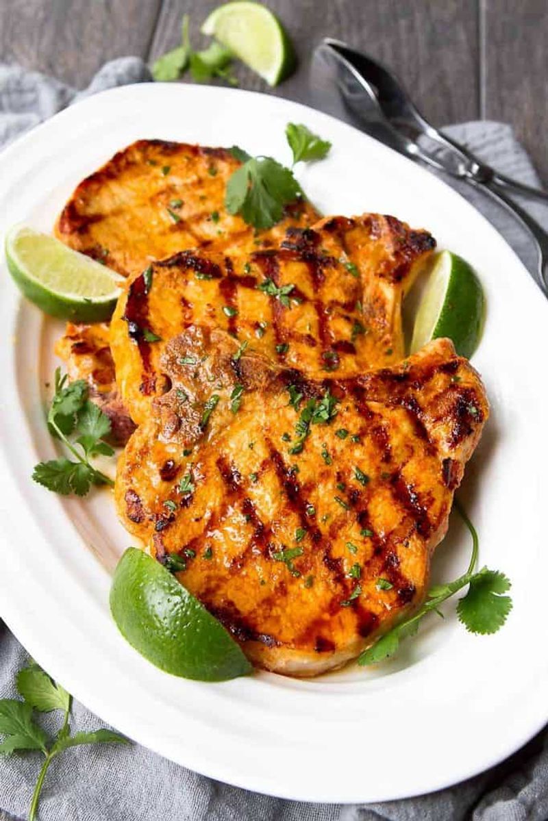 Coconut Lime Pork Chops