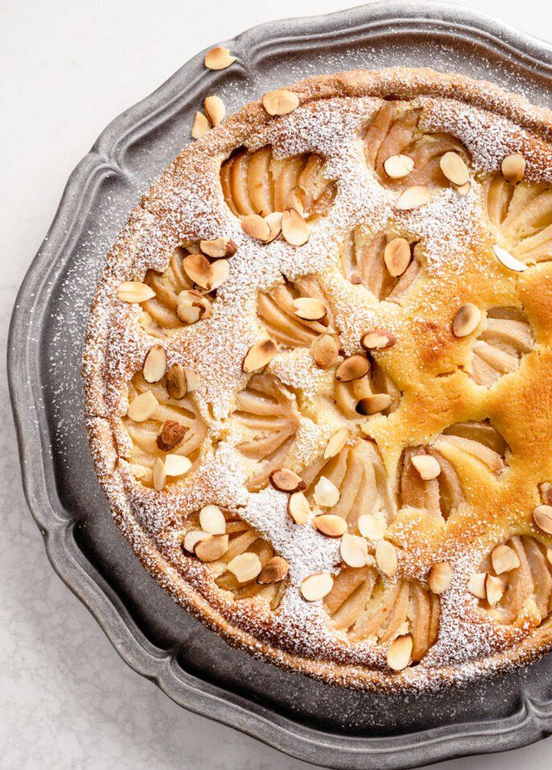 Almond Pear Frangipane Cake