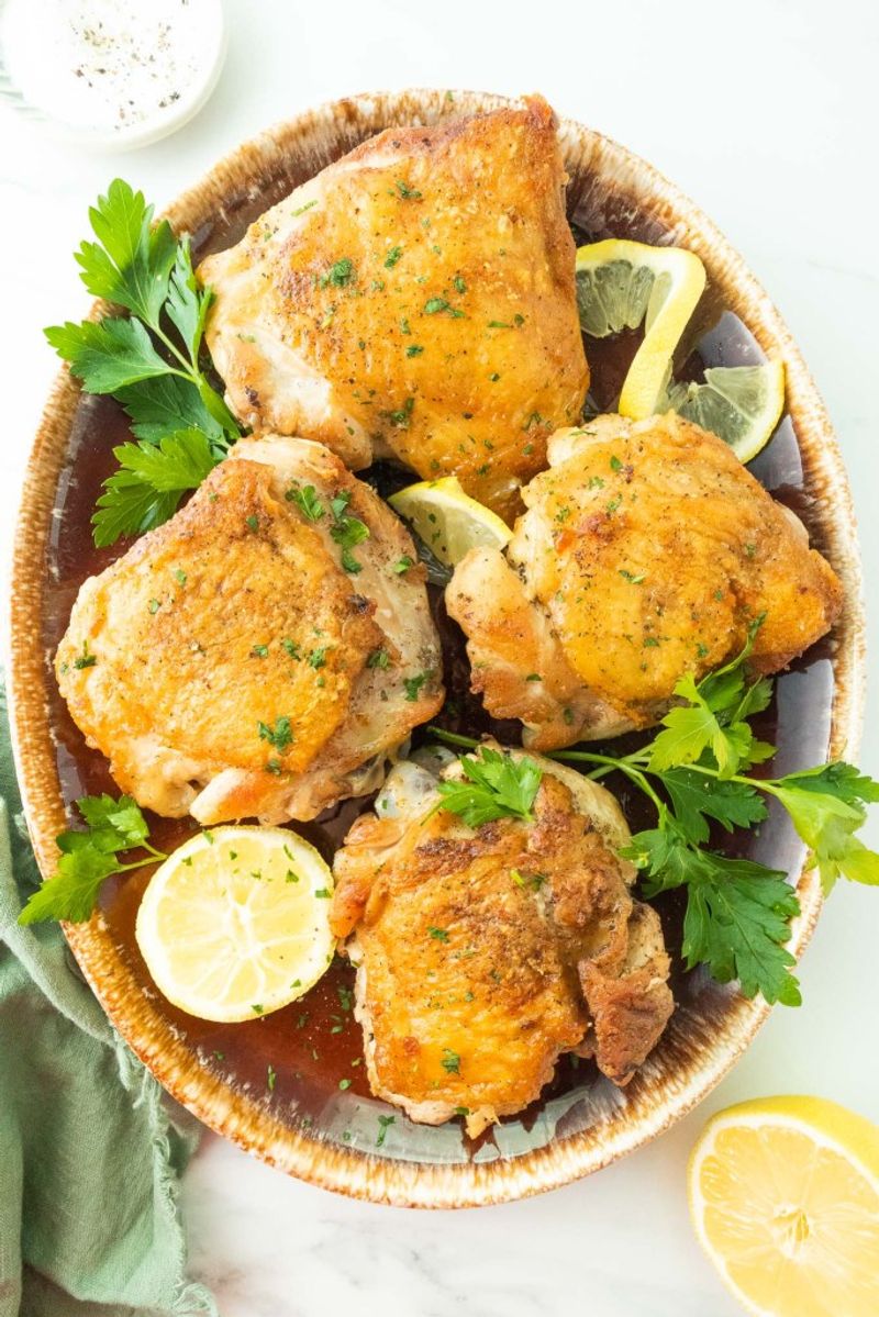 Crispy Salt-and-Pepper Chicken Thighs